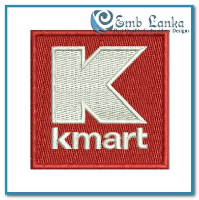 Kmart Logo 2 Embroidery Design - Emblanka