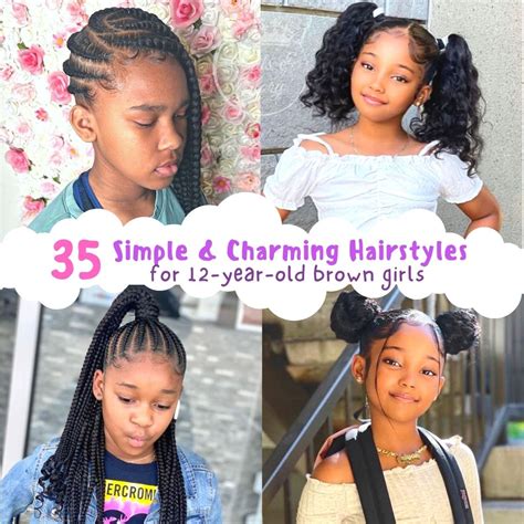 35 Beautiful Protective Natural Hairstyles for 12-Year-Old Tween Girls - Coils and Glory