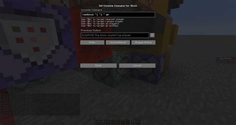 Chain Command block Setblock problem - Commands, Command Blocks and Functions - Redstone ...