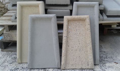 Precast concrete splash blocks - Architectural Foam and Precast Concrete