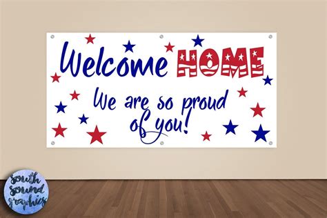 Welcome Back Banner Military