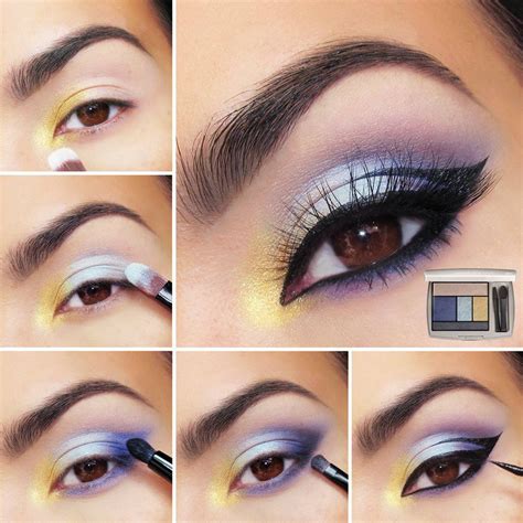 How to Apply Gorgeous Blue Eyeshadow Tutorial | Beautiful eye makeup ...