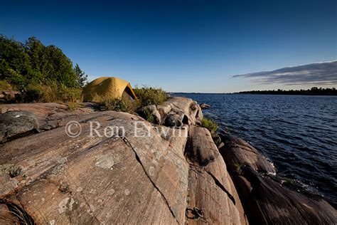 Georgian Bay Camping Image - 090729D0322 by Ron Erwin