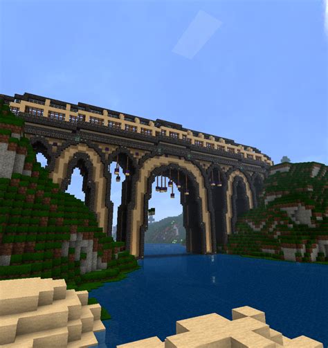 bridge1 Minecraft Blueprints, Minecraft Pixel Art, How To Play Minecraft, Minecraft Creations ...