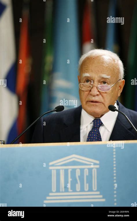 Greek president, Karolos Papoulias delivers a speech during the 34th Session of UNESCO's General ...