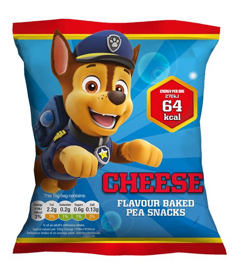 NickALive!: Calbee UK Launches 'Paw Patrol'-Branded Line of Oven-Baked Pea Snacks