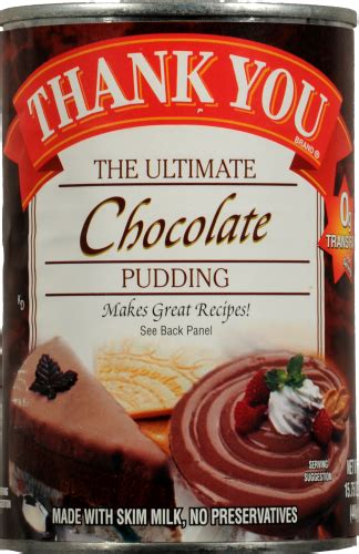 Thank You Chocolate Pudding, 15.75 Oz - Pay Less Super Markets