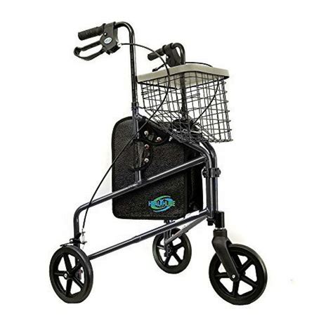 Buy Rollator Walker Aluminum 3 Wheel for Seniors, Foldable Lightweight ...