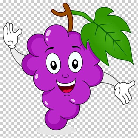 Cartoon Grapes Clipart - Free Grape Vine Images and Illustrations