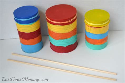 East Coast Mommy: DIY Drums Kids Can Make From Recycled Cans