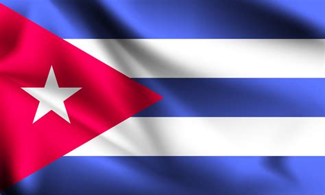 Cuba 3d flag 1228960 Vector Art at Vecteezy