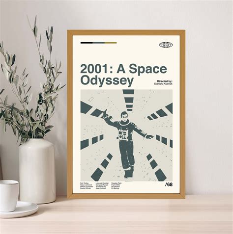 2001 A Space Odyssey Poster, 2001 A Space Odyssey Print, Minimalist ...