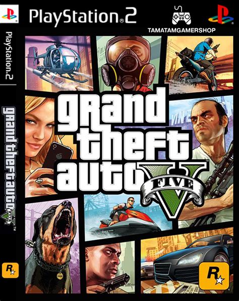 แผ่นเกมส์ GTAV ps2 Grand Theft Auto V แผ่นเกมgtav เพล2เกมยอดฮิต ...