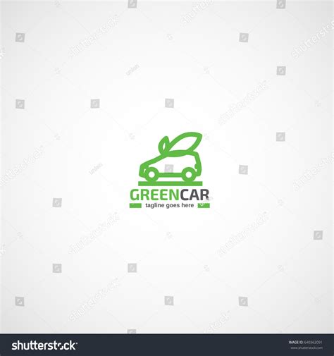 Green Car Logo Stock Vector (Royalty Free) 640362091