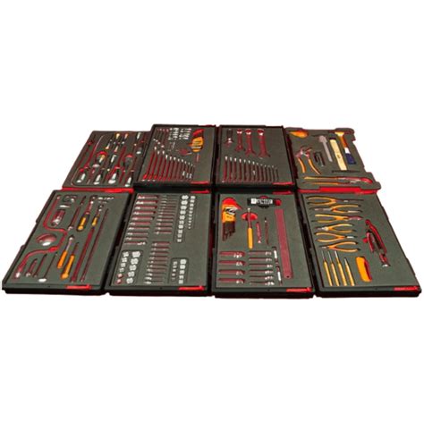 Aircraft Mechanic Tool Kit (160 Imp. Tools, Wheeled Case with Drawers ...