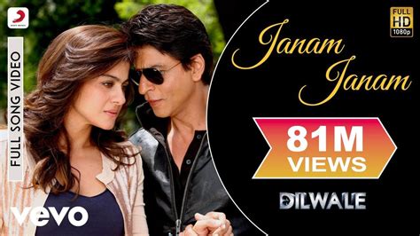 Janam Janam Full Video - Dilwale|Shah Rukh Khan|Kajol|Arijit Singh ...