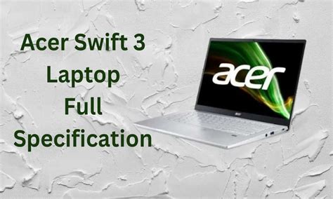 Acer Swift 3 Laptop (AMD Hexa Core Ryzen 5/8 GB/512 GB SSD/Windows 11) - TechsBucket