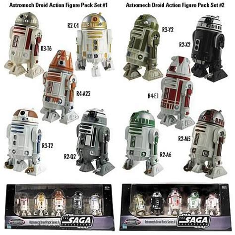 EE Exclusive Star Wars Astromech Droids Complete Set