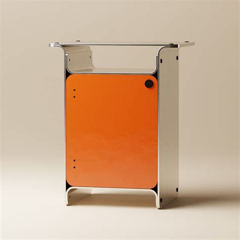 Foundation End Table w/ door - Avocado | Arredamento metallico, Design ...