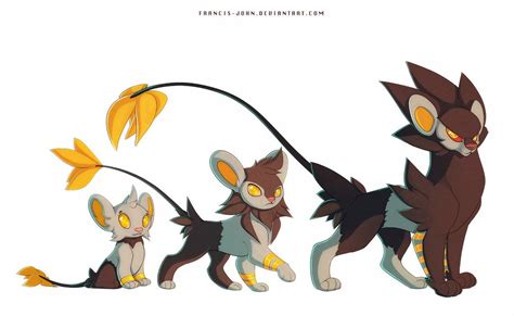 Shinx Luxio and Luxray by francis-john on DeviantArt Giratina Pokemon ...