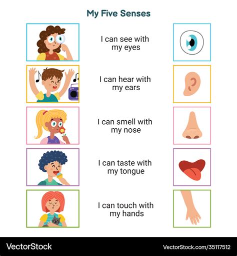 Five Senses Kids Poster