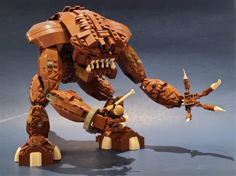 LEGO fan created brick-built Star Wars Rancor