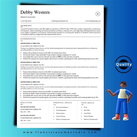 Free Professional Resume Template In Word Psd Format - vrogue.co