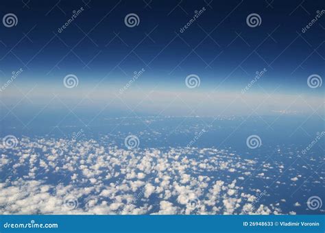 Atmosphere - Sky and Clouds Stock Image - Image of colorful, aviation ...