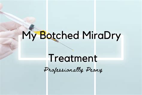 My Botched Experience With the MiraDry Treatment