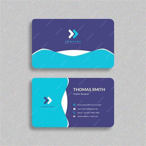 Premium PSD | Modern business card design psd template