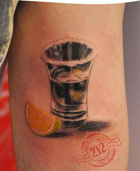 tequila shot tattoo | Art tattoo, Tattoos, Web tattoo