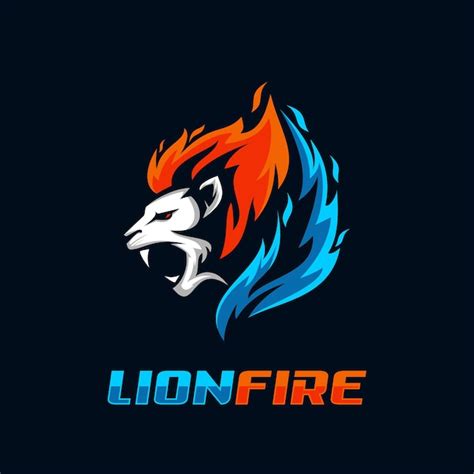 Premium Vector | Lion Fire Logo Vector