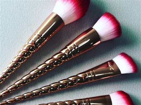 These Rose Gold Unicorn Horn Makeup Brushes Are About to Blow Up Instagram | SELF