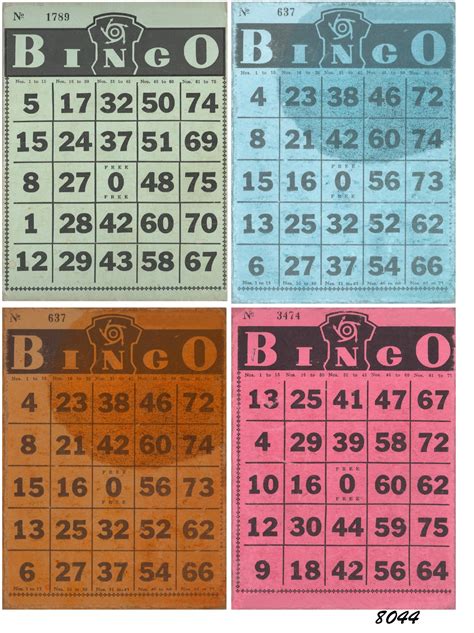 Bingo Cards 4 Free Stock Photo - Public Domain Pictures