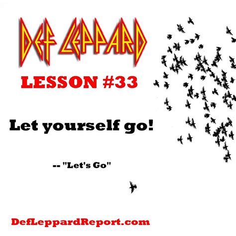 Def Leppard: Let's Go (Lyric Lesson #33) | Def leppard lyrics, Def ...