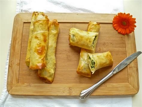 Spinach and Cheese Cigar Burek - Confused Julia