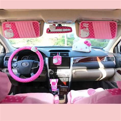 Cartoon Hello Kitty Car Accessories Interior Decoration Car Gear ...