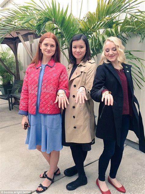 Harry Potter actress Bonnie Wright spends 'family time' | Harry potter ...