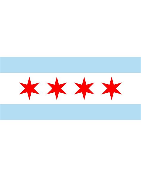 3ft. X 5ft. City of Chicago Flag