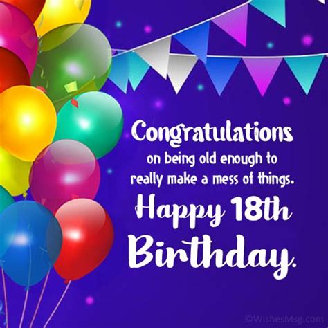 18th Birthday Wishes - Happy 18th Birthday Messages and Quotes (2023)