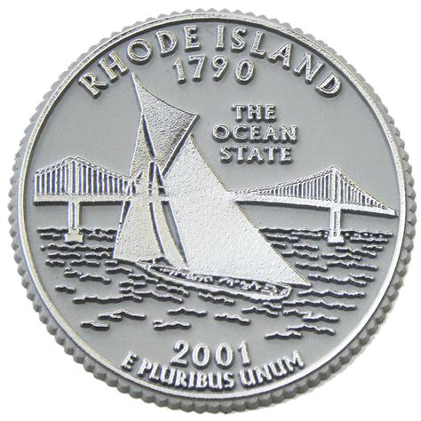 Rhode Island State Quarter Magnet - ClassicMagnets.com