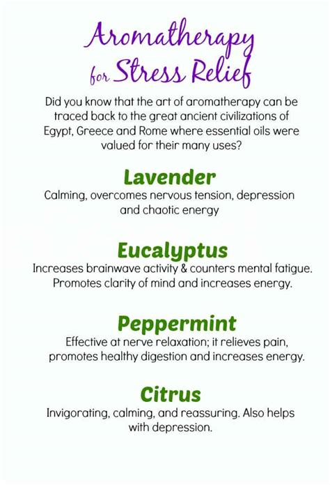 Aromatherapy for Stress Relief