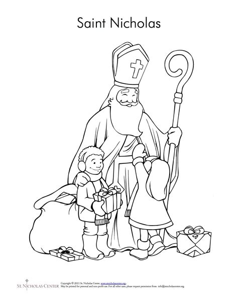 St Nicholas Coloring Pages - Ryan Fritz's Coloring Pages