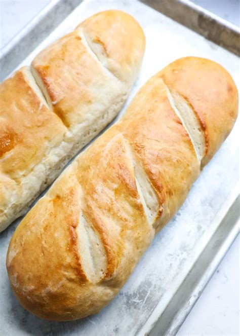 How to make french bread in 90 minutes. So easy to make and comes out ...