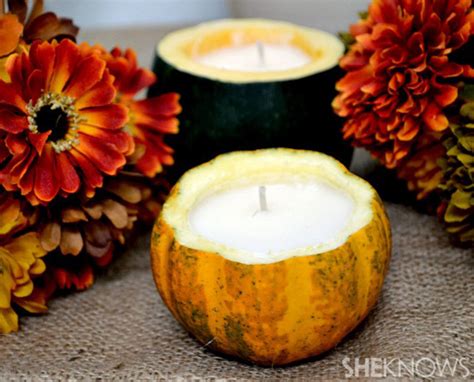 Savvy Housekeeping » DIY Pumpkin Candles