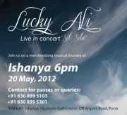 Lucky Ali Live in Concert at Ishanya, Yerawada, Pune on 20 May 2012 ...