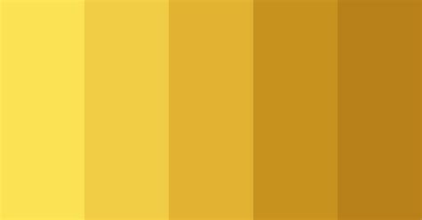 Beautiful Golden Gradient Color Scheme » Gold » SchemeColor.com