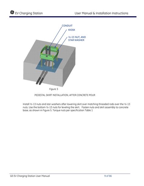 Ev charging station, User manual & installation instructions | GE ...