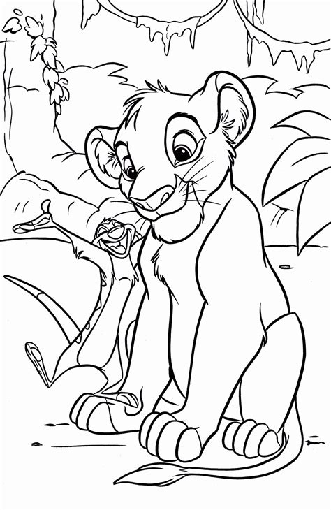 Free Printable Simba Coloring Pages For Kids | Disney coloring pages, Animal coloring pages ...