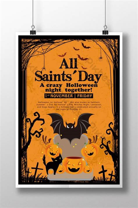 All Saints' Day poster | PSD Free Download - Pikbest